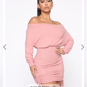 Off the shoulder dress